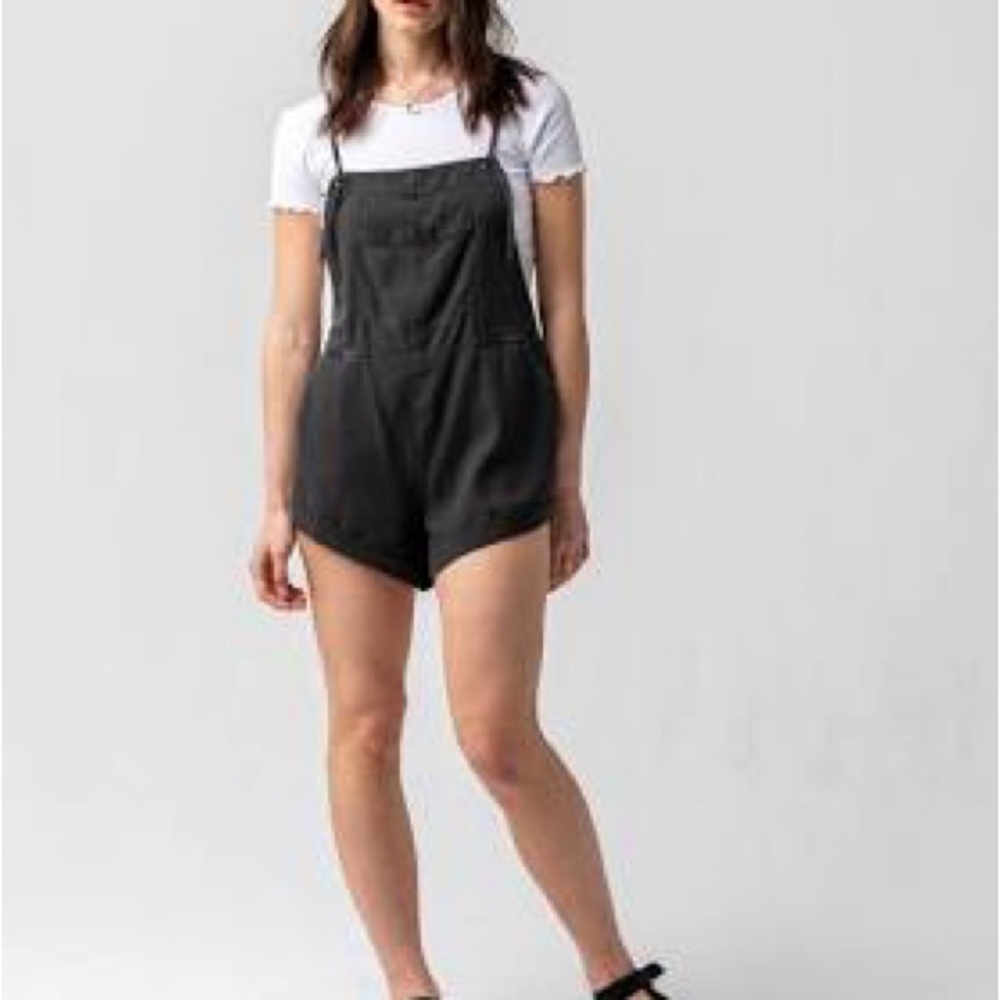 Billabong wild pursuit Charcoal Sleeveless Jumpsuit - Picture 2 of 7